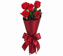 Букет 5 Красных роз Эдлесс Лав в Костенках