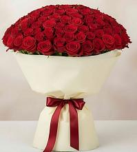 Букет 101 Красная роза Милано в Костенках