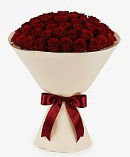 Букет 101 Бордовая роза Блэк Бакарра в Костенках