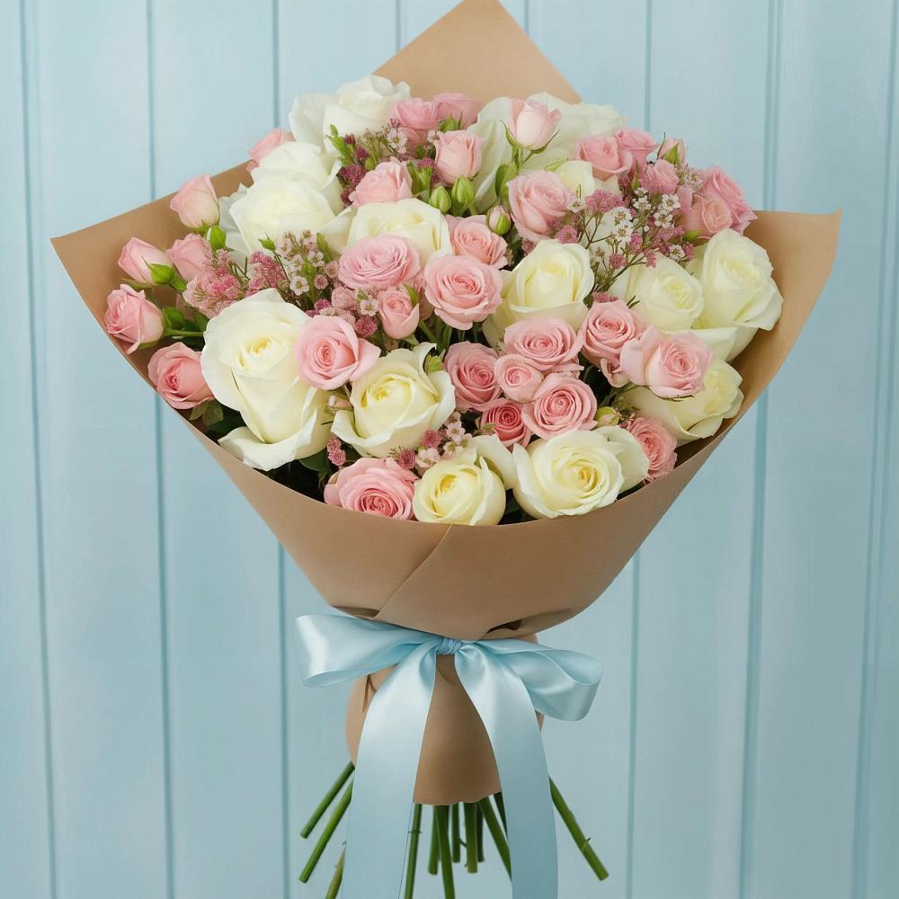 Букет цветов из: Розы в Костенках