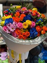 Букет цветов из:  Розы и Хризантемы #REPLACE_PRED# Костенках