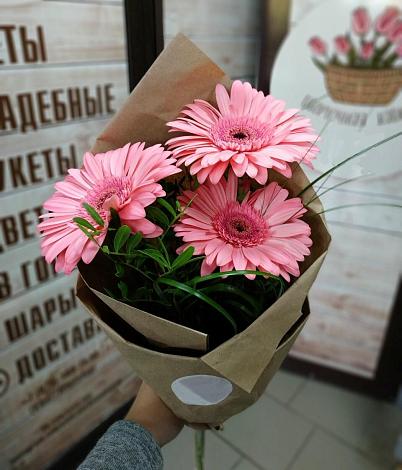 Букет цветов из: Герберы в Костенках