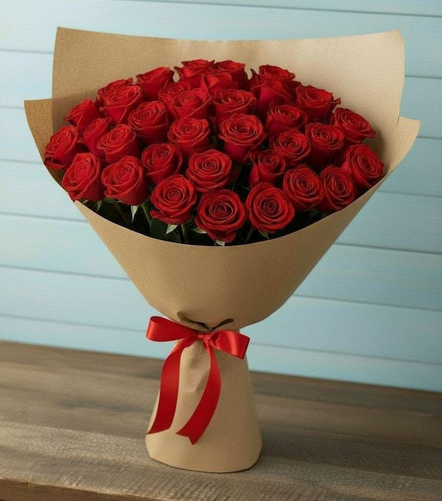 Букет Красные розы Милано в Костенках
