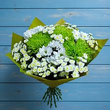 Букет цветов из:  Хризантемы #REPLACE_PRED# Костенках