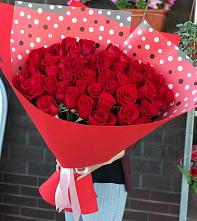 Букет Красные розы Милано #REPLACE_PRED# Костенках