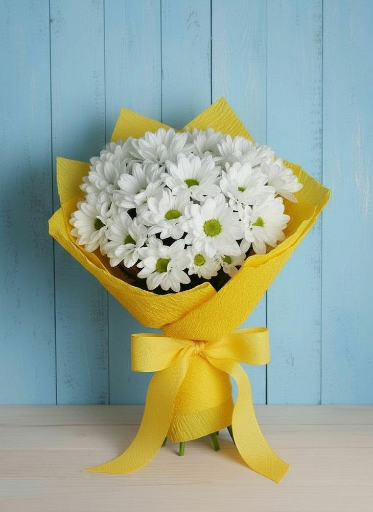 Букет цветов из: Хризантемы в Костенках