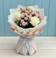 Букет цветов из:  Розы в Костенках