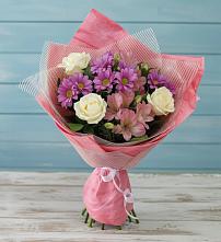 Букет цветов из:  Герберы #REPLACE_PRED# Костенках