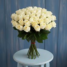 Букет 51 Белая роза Эдлесс Лав #REPLACE_PRED# Костенках