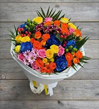 Букет цветов из:  Розы и Хризантемы в Костенках