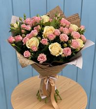 Букет цветов из:  Розы в Костенках